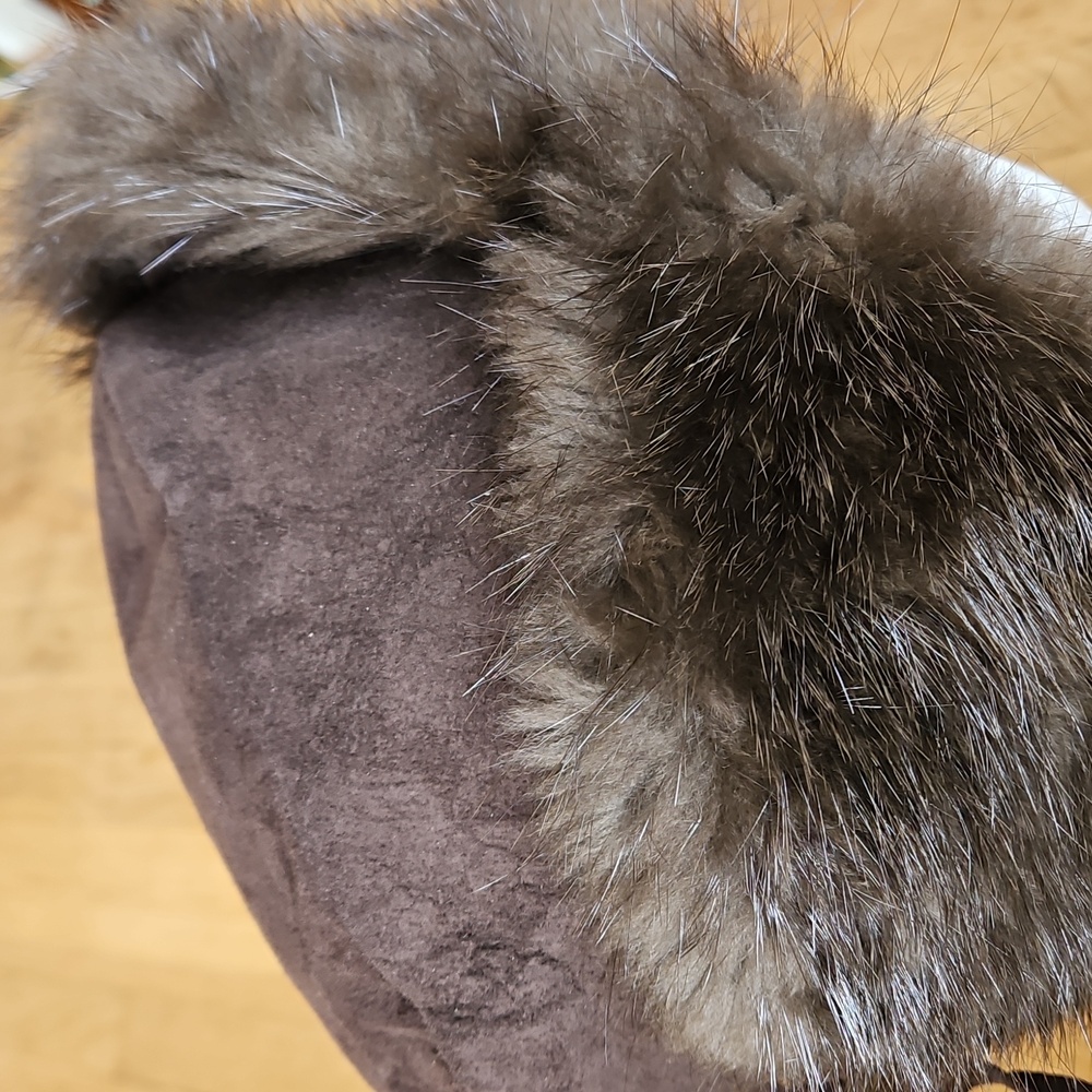 Vintage real fur russian style ushanka trapper hat - Picture 6 of 13